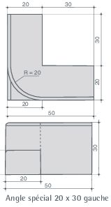 Angle Spécial 20 x 30 Gauche