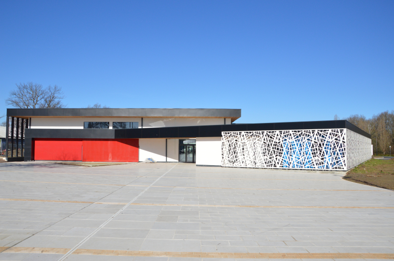 pavé dalle place parking école